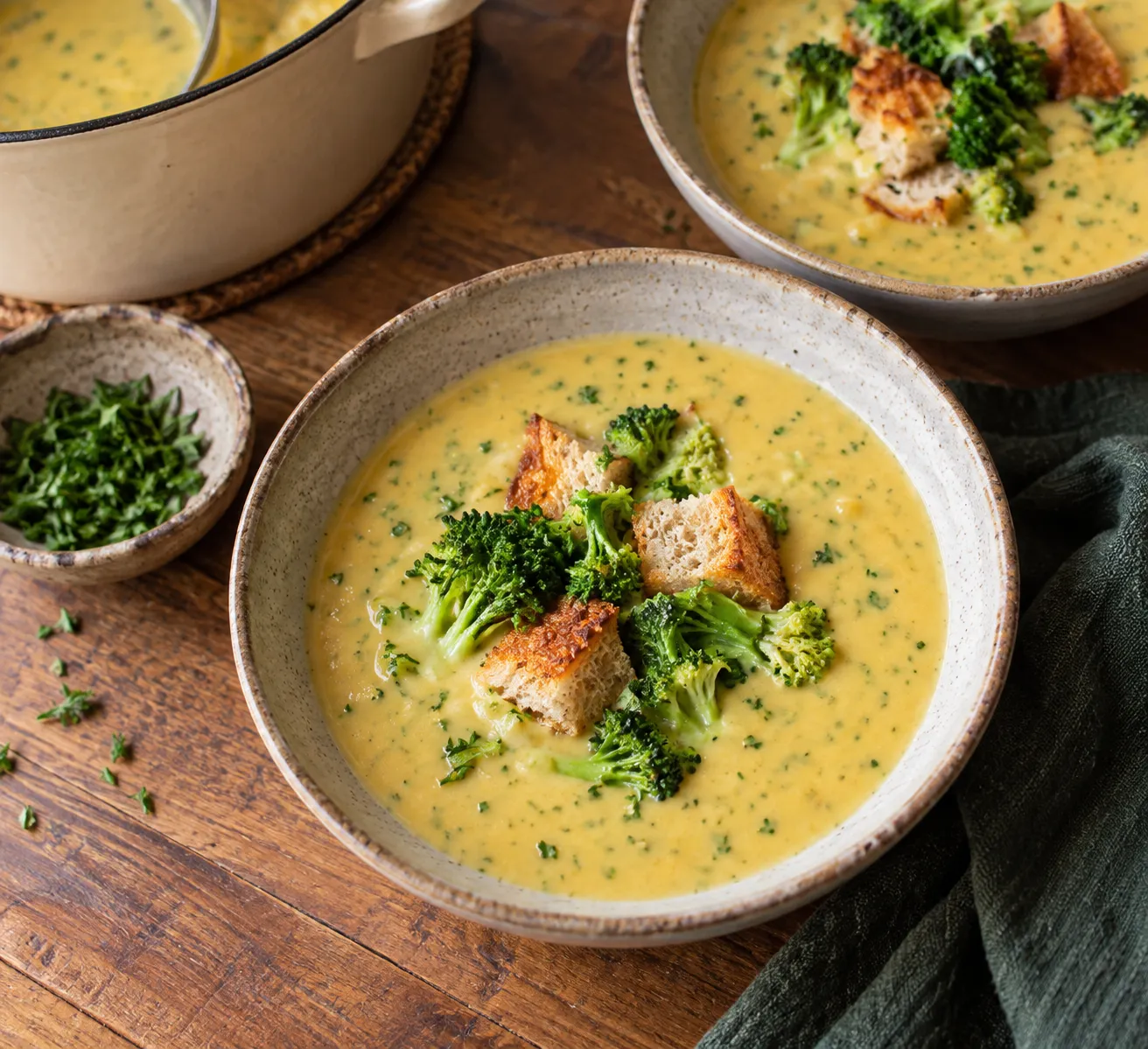 Roasted Cauliflower & Leek Soup