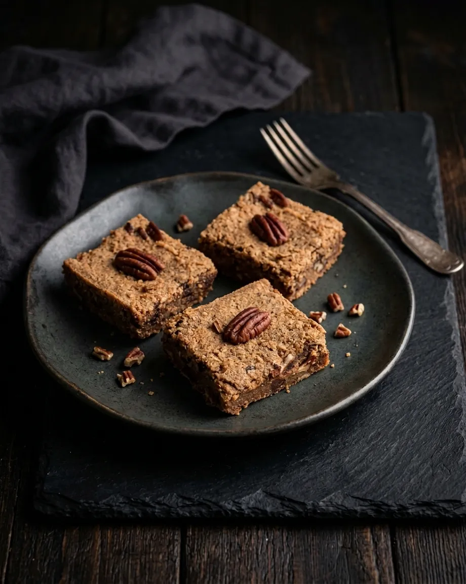 Pecan Chickpea Blondies