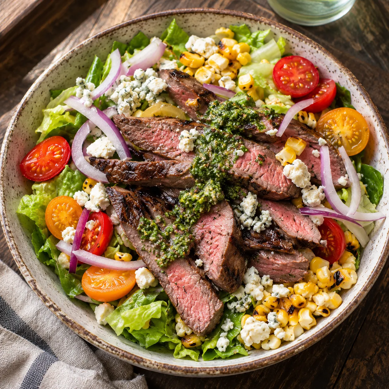 Grilled Flank Steak Salad