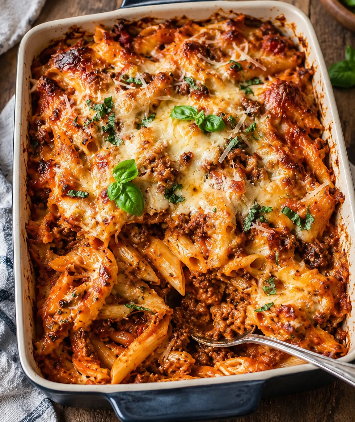Baked Ziti With Ground Beef