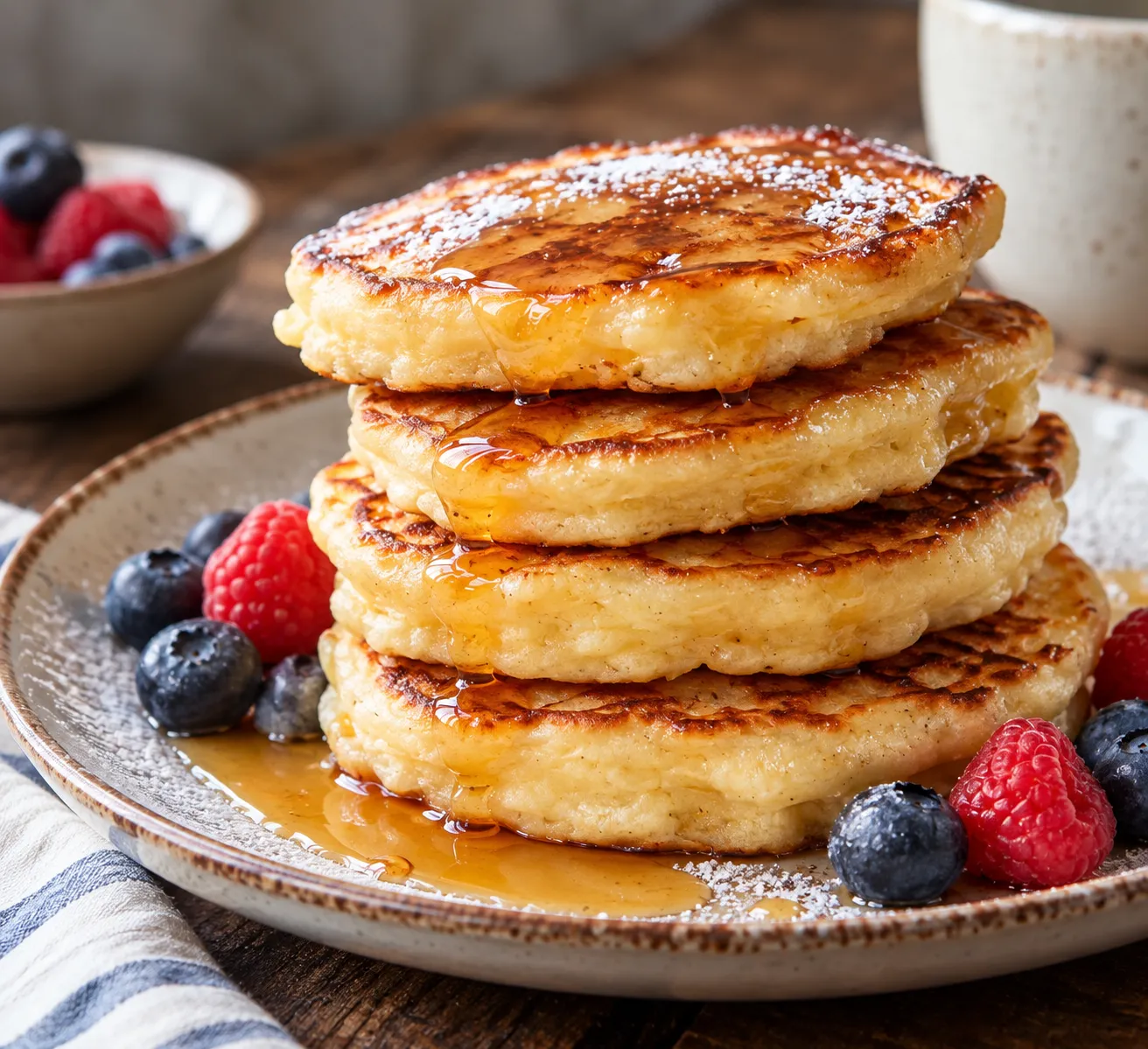 Cottage Cheese Pancakes
