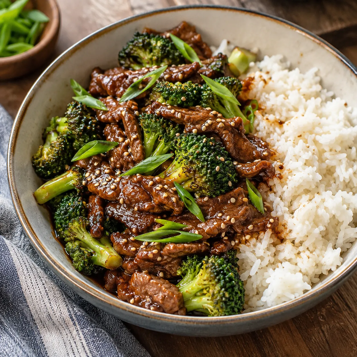Sesame Beef and Broccoli